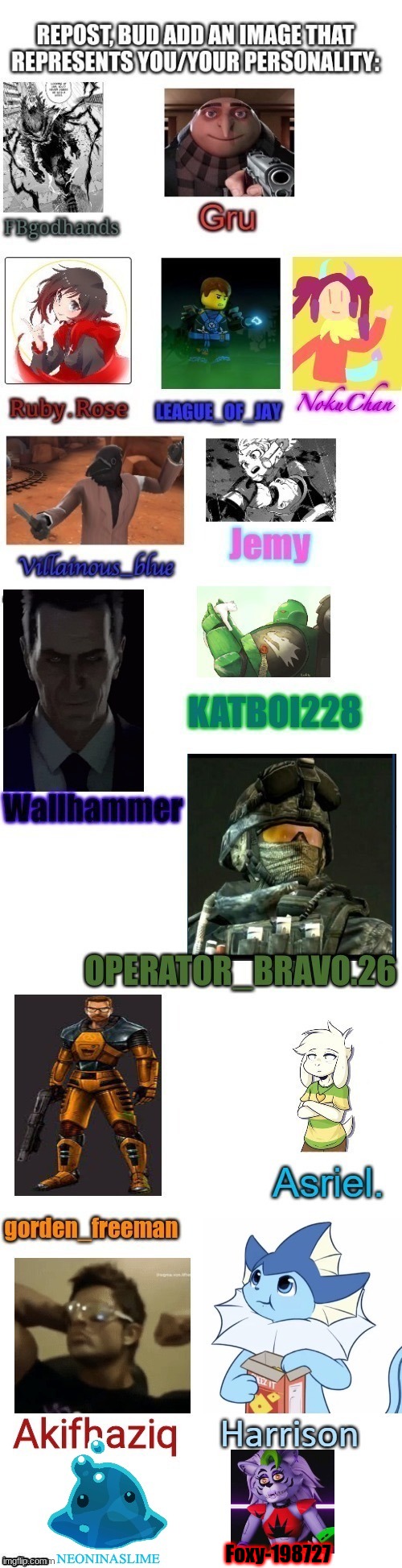 :} | Foxy-198727 | made w/ Imgflip meme maker