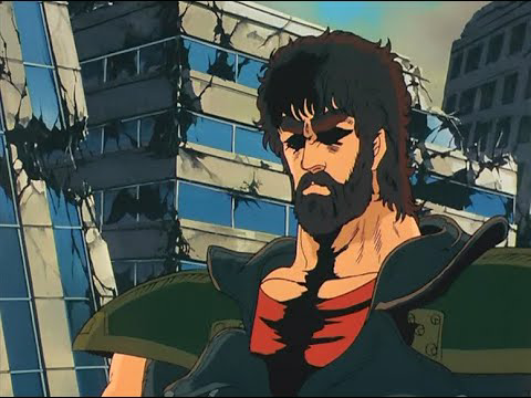 Fist of the North Star Kenshiro with beard Blank Meme Template