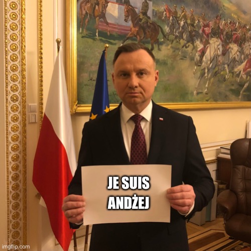 ANDŻEJ; JE SUIS | made w/ Imgflip meme maker