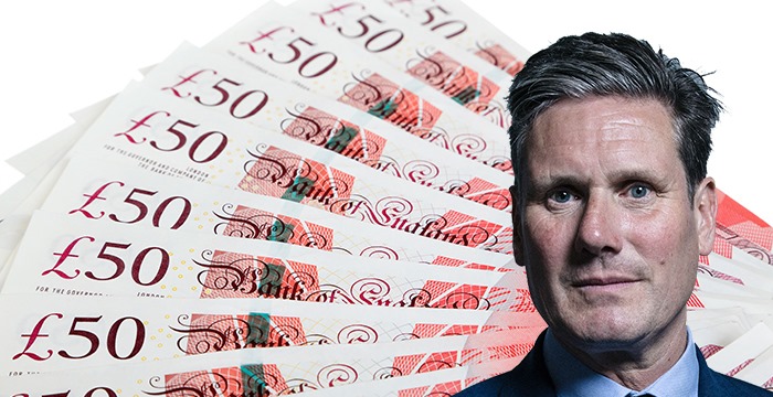 High Quality Starmer cash Blank Meme Template