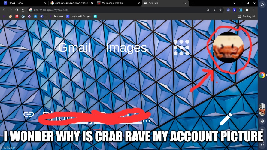 I wonder why... | I WONDER WHY IS CRAB RAVE MY ACCOUNT PICTURE | image tagged in memes,i wonder,why,crab rave,profile picture | made w/ Imgflip meme maker