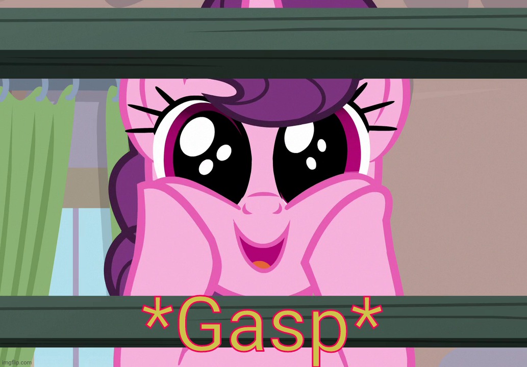 Surprised Sugar Belle (MLP) | *Gasp* | image tagged in surprised sugar belle mlp | made w/ Imgflip meme maker