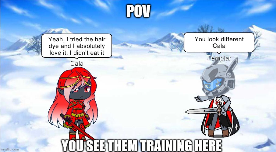 POV; YOU SEE THEM TRAINING HERE | made w/ Imgflip meme maker