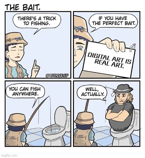 image tagged in comics,fishing | made w/ Imgflip meme maker