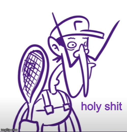 Waluigi Holy Sh*t | image tagged in waluigi holy sh t | made w/ Imgflip meme maker