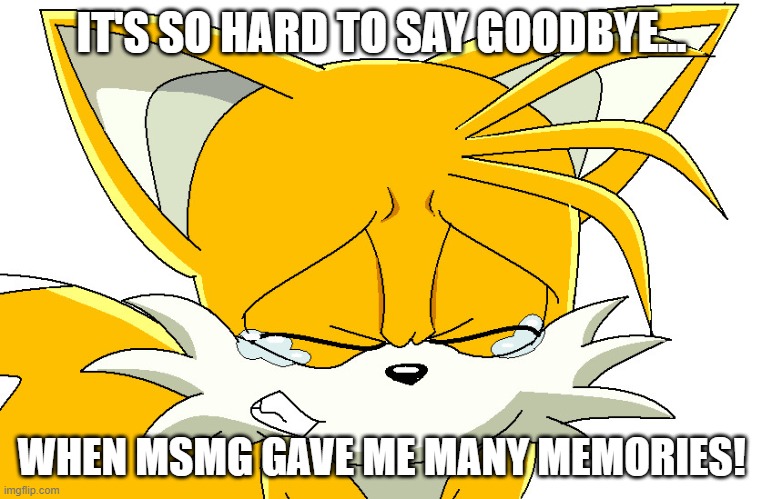 IT'S SO HARD TO SAY GOODBYE... WHEN MSMG GAVE ME MANY MEMORIES! | made w/ Imgflip meme maker