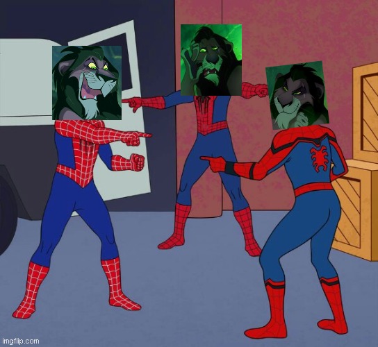 Spider Man Triple | image tagged in spider man triple | made w/ Imgflip meme maker