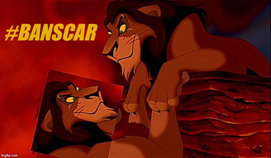 Simp for Scar. Ban Scar. | #BANSCAR | image tagged in trust,no,one,not,even,yourself | made w/ Imgflip meme maker
