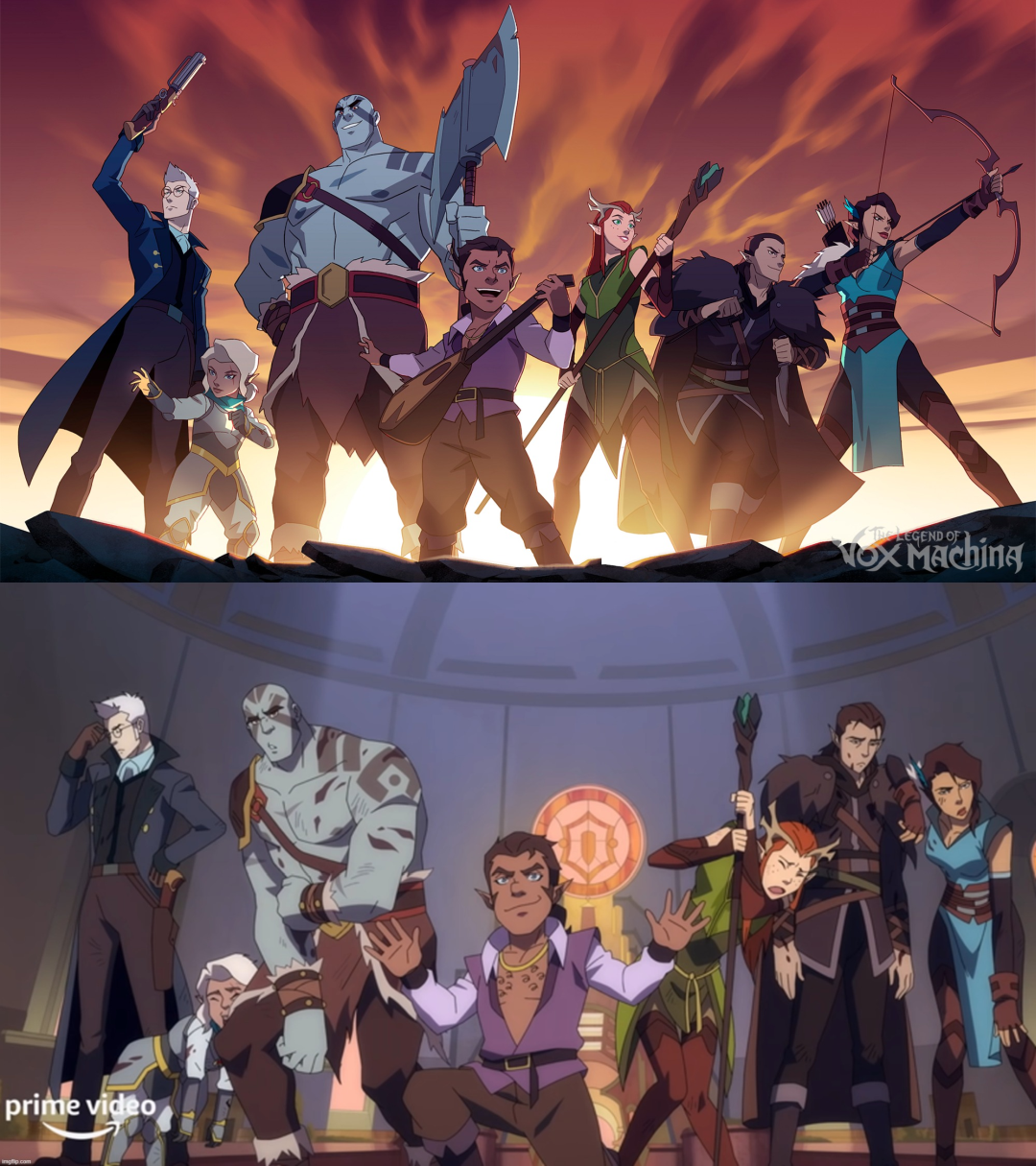 Vox machina difference Blank Meme Template