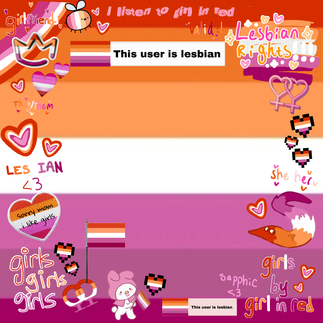 lesbian template Blank Meme Template