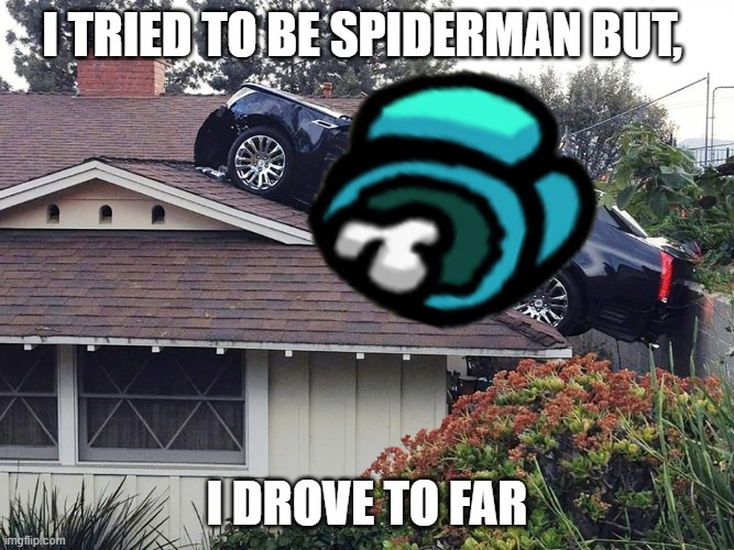 spder man | I TRIED TO BE SPIDERMAN BUT, I DROVE TO FAR | image tagged in picard wtf | made w/ Imgflip meme maker