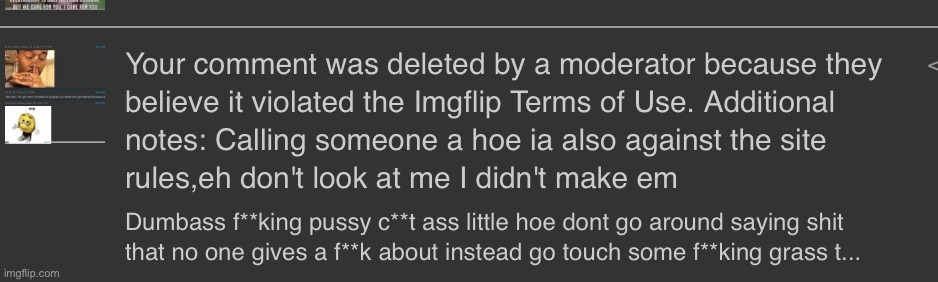 time to remove a mod | made w/ Imgflip meme maker