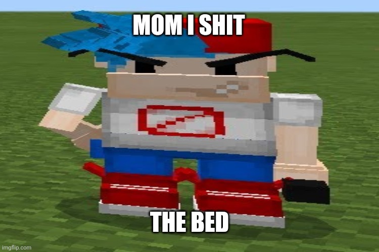 MOM I SHIT; THE BED | image tagged in mom i shit the bed,fnf,cursed image | made w/ Imgflip meme maker