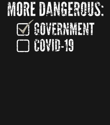 More Dangerous: Government or Covid-19 Blank Meme Template