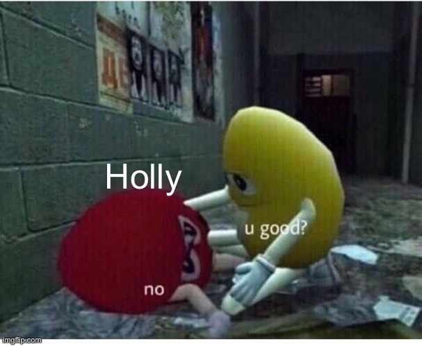 U Good No | Holly | image tagged in u good no | made w/ Imgflip meme maker