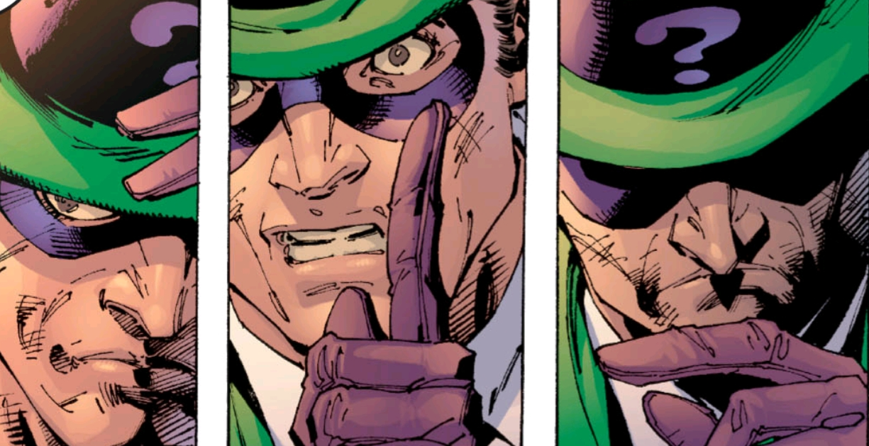 High Quality Confused Riddler Blank Meme Template