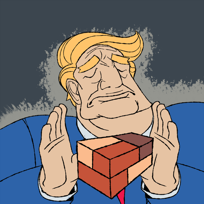 High Quality Trump Pacha Blank Meme Template