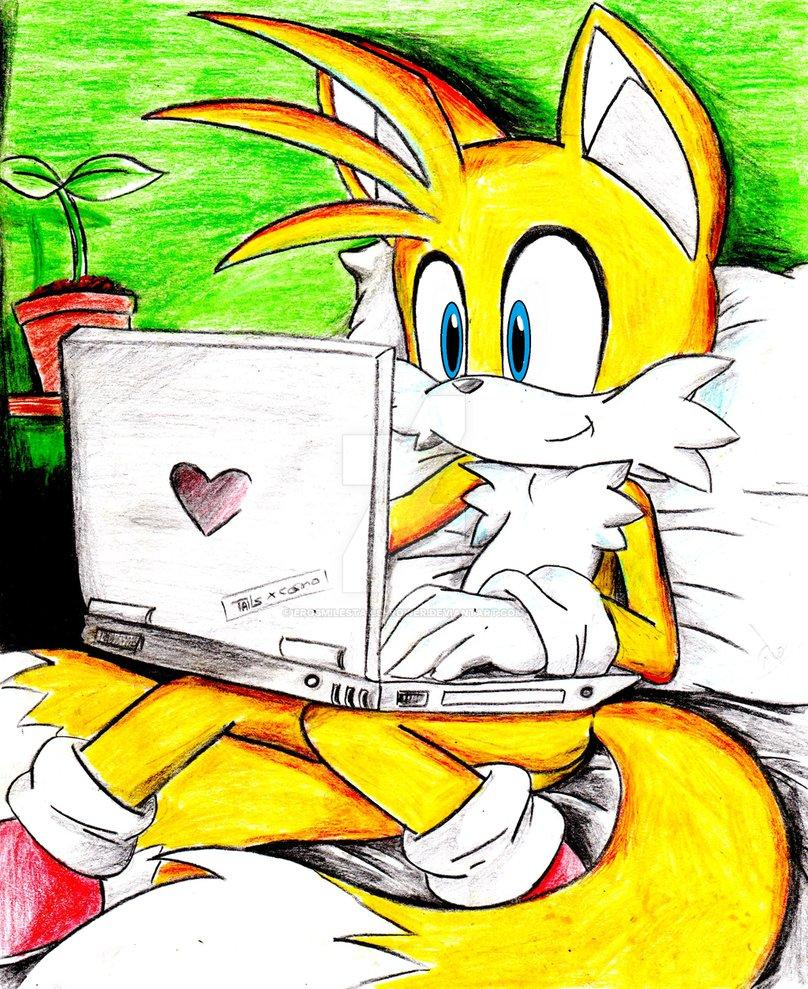 High Quality tails chilln Blank Meme Template