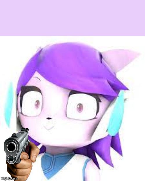 Lilac with a gun | image tagged in funny,freedom planet,fp | made w/ Imgflip meme maker