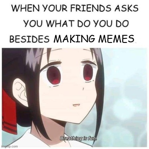 :/ this is not what i only do xD | MAKING MEMES | image tagged in memes,funny,msmg | made w/ Imgflip meme maker
