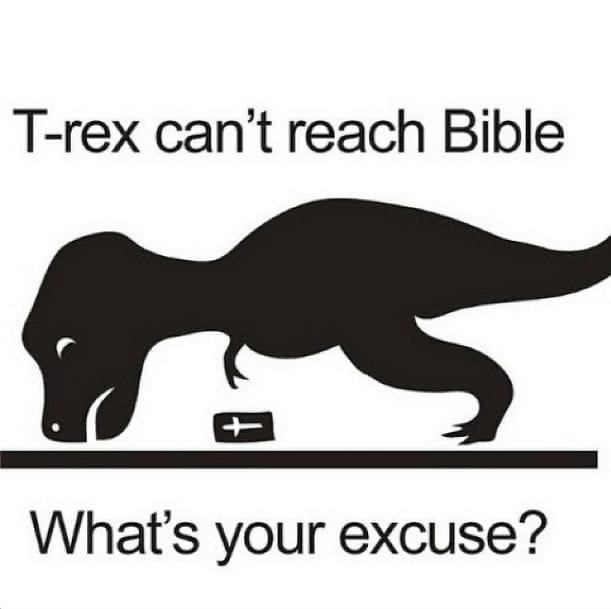 T-red can’t reach bible Blank Meme Template