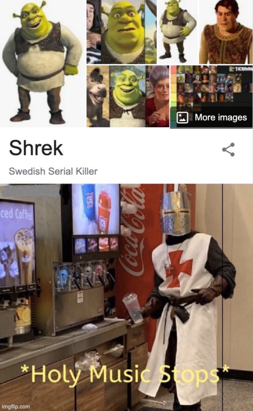 Shrek | image tagged in holy music stops,memes,shrek | made w/ Imgflip meme maker