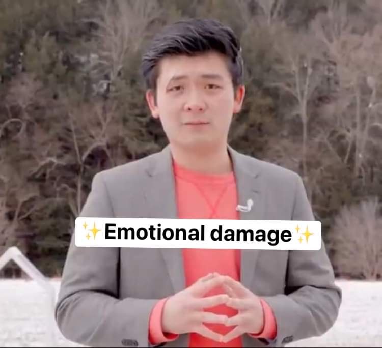 High Quality Asian guy emotional damage Blank Meme Template