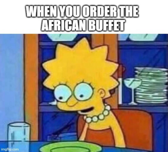image tagged in africa,the simpsons | made w/ Imgflip meme maker