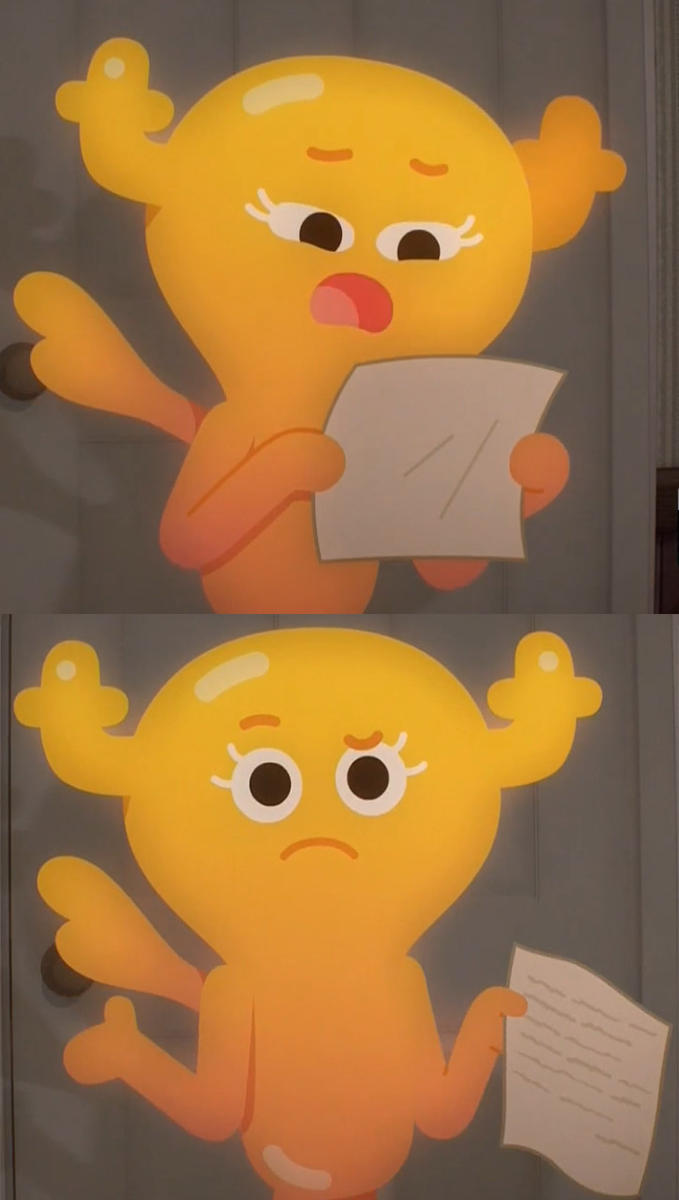 TAWOG Penny reading note Blank Meme Template