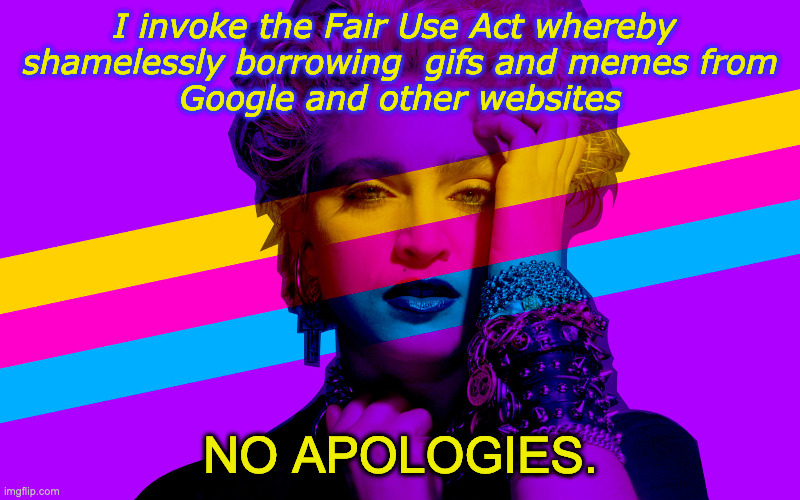 I invoke the Fair Use Act whereby 
shamelessly borrowing  gifs and memes from
 Google and other websites; NO APOLOGIES. | made w/ Imgflip meme maker