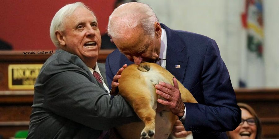 High Quality Biden sniffs Blank Meme Template