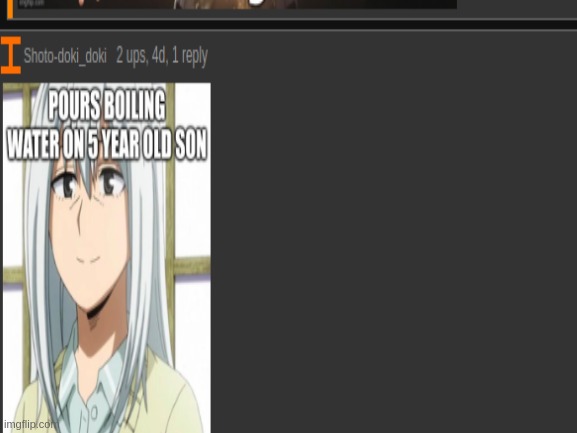 WHAT THE FRICK | image tagged in cursed comments,anime meme | made w/ Imgflip meme maker