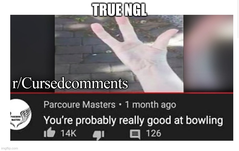Why would you say that | TRUE NGL | image tagged in cursedcomments | made w/ Imgflip meme maker