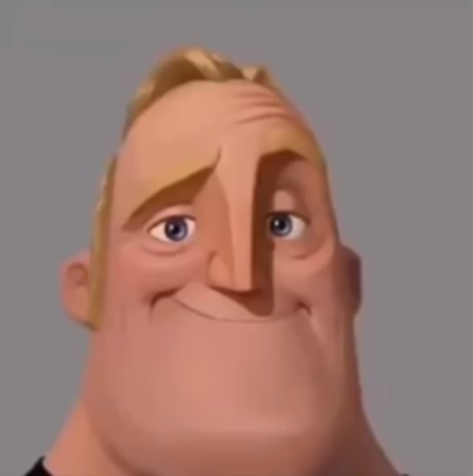 High Quality Mr. Incredible normal Blank Meme Template