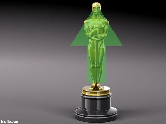 Oscar upvote | image tagged in oscar upvote | made w/ Imgflip meme maker