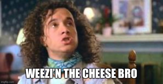 pauly shore | WEEZI’N THE CHEESE BRO | image tagged in pauly shore | made w/ Imgflip meme maker