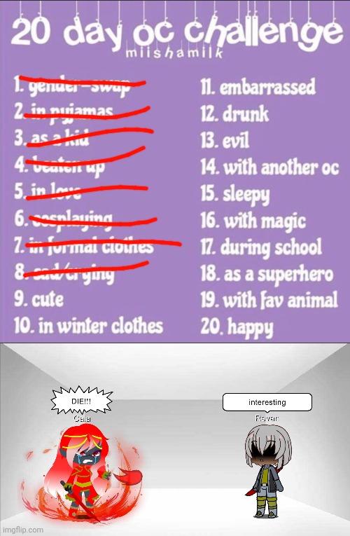 Whenever Cala uses her power to an extreme, she usually has an emotional breakdown | image tagged in 20 day oc challenge | made w/ Imgflip meme maker