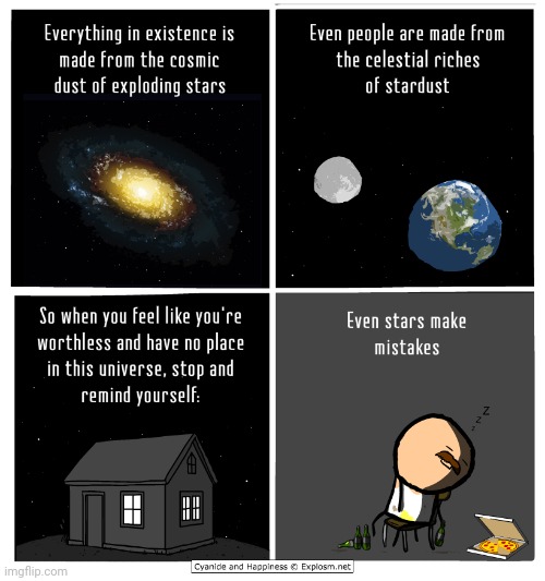 The existence | image tagged in existence,stars,planets,cyanide and happiness,comics/cartoons,comics | made w/ Imgflip meme maker