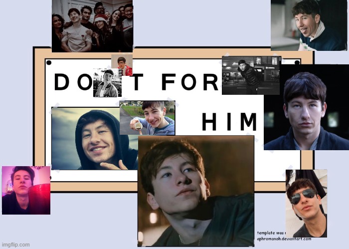 Barry Keoghan | image tagged in do it for him | made w/ Imgflip meme maker