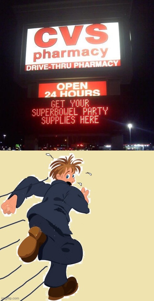 SUPERBOWEL PARTY | image tagged in yikes,superbowl,you had one job,memes,cvs,pharmacy | made w/ Imgflip meme maker