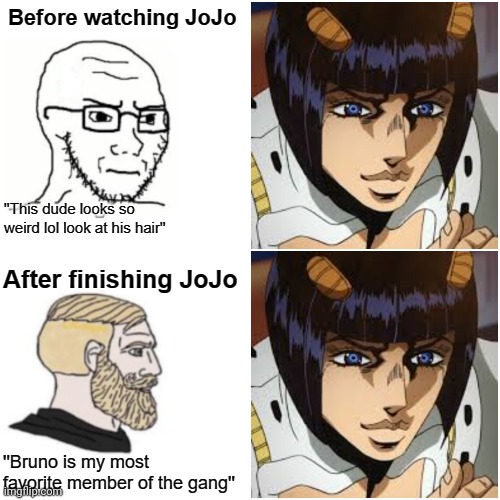 Ah yes, grammar | image tagged in jojo's bizarre adventure,bruno,funny,memes | made w/ Imgflip meme maker