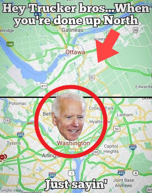 Truckers go for Brandon | image tagged in biden | made w/ Imgflip meme maker
