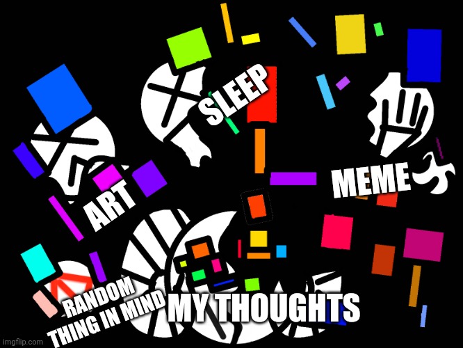 This is my art and I think I did a good job on it | SLEEP; MEME; ART; RANDOM THING IN MIND; MY THOUGHTS | image tagged in learn with pibby,my characters infected | made w/ Imgflip meme maker