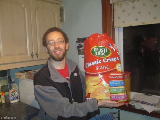 Huge Crisps | image tagged in huge crisps | made w/ Imgflip meme maker