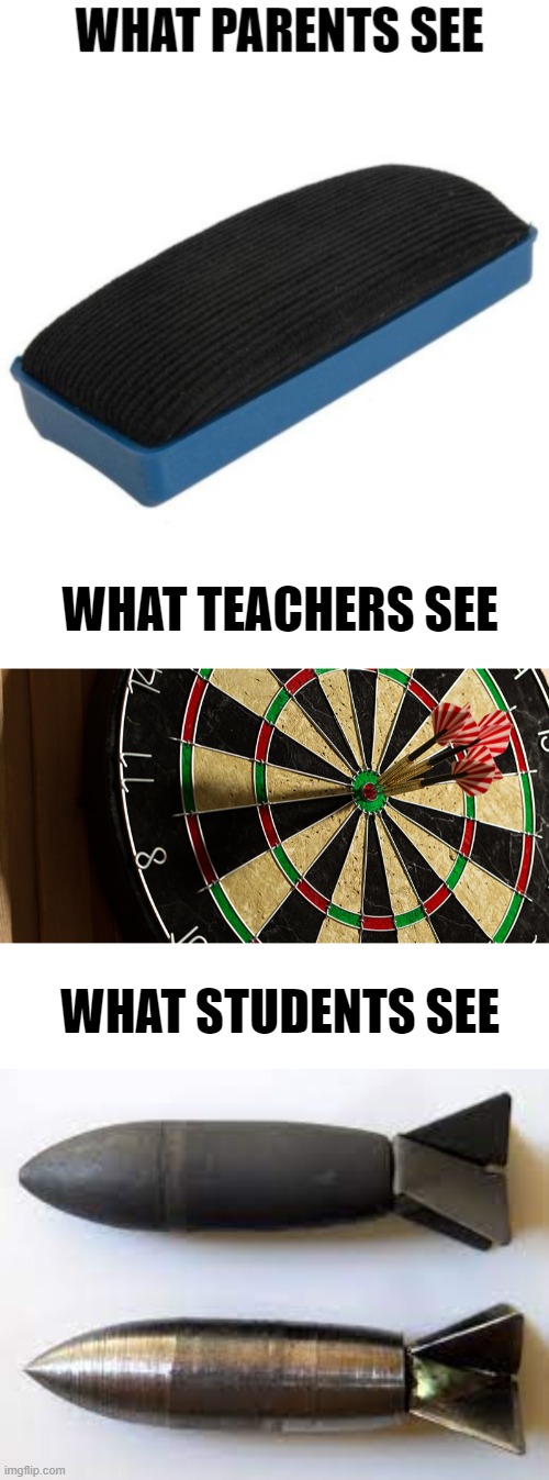 Idk if this is relatable or if it's just me | WHAT TEACHERS SEE; WHAT STUDENTS SEE | image tagged in what you see vs what she sees,memes,parents,teachers,students | made w/ Imgflip meme maker