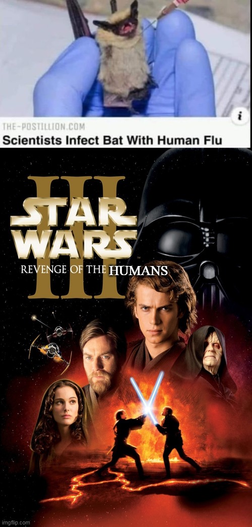 HUMANS | image tagged in revenge of the sith | made w/ Imgflip meme maker