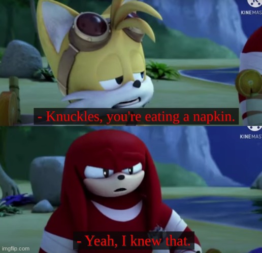 Sonic Boom Funny Moments #8 | image tagged in sonic boom,tails the fox,knuckles the echidna | made w/ Imgflip meme maker