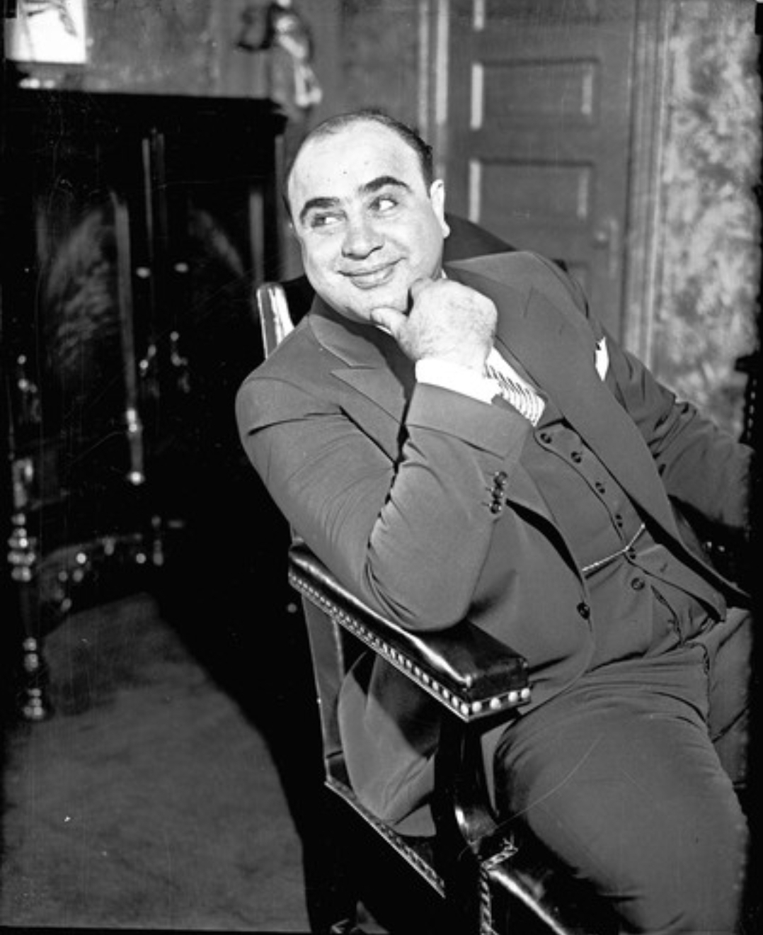 High Quality *smiles in Al Capone Blank Meme Template