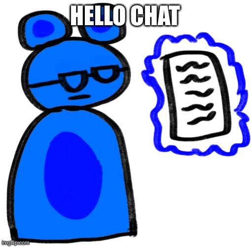 Jimmy is disappointed at what he sees | HELLO CHAT | image tagged in jimmy reading | made w/ Imgflip meme maker