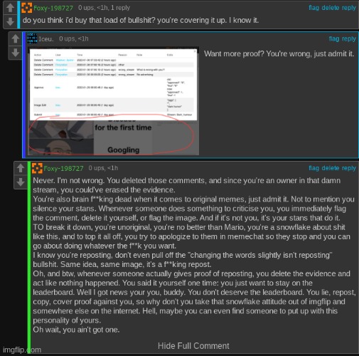If he flags it or one of his stans, this proves me right that you're a snowflake. | made w/ Imgflip meme maker